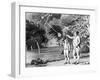 Drawing of Benjamin Franklin Experiment-null-Framed Giclee Print