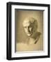 Drawing of Bust of Roman Emperor Vespasian-Carlo Borde-Framed Art Print