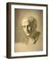 Drawing of Bust of Roman Emperor Vespasian-Carlo Borde-Framed Art Print