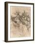 Drawing of caricatures, c1472-c1519 (1883)-Leonardo Da Vinci-Framed Giclee Print