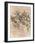 Drawing of caricatures, c1472-c1519 (1883)-Leonardo Da Vinci-Framed Giclee Print