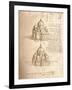 Drawing of churches, c1472-c1519 (1883)-Leonardo Da Vinci-Framed Giclee Print