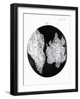 Drawing of Cork Under Microscope by Robert Hooke-Jeremy Burgess-Framed Photographic Print