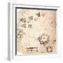 Drawing of ecclesiastical architecture, c1472-c1519 (1883)-Leonardo Da Vinci-Framed Giclee Print