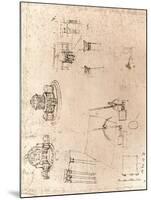 Drawing of ecclesiastical architecture, c1472-c1519 (1883)-Leonardo Da Vinci-Mounted Giclee Print