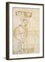 Drawing of Galileo's Pendulum Clock, Manuscript by Galileo Galilei (1564-1642), 85 Gal, F 50 R-Galileo Galilei-Framed Giclee Print