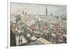 Drawing of Glasgow Fair, from 'The Glasgow Looking Glass', 1825-Scottish School-Framed Giclee Print