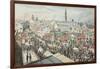 Drawing of Glasgow Fair, from 'The Glasgow Looking Glass', 1825-Scottish School-Framed Giclee Print