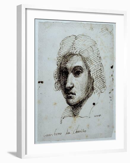 Drawing of Guercino-Inigo Jones-Framed Giclee Print