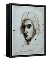 Drawing of Guercino-Inigo Jones-Framed Stretched Canvas