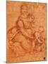 Drawing of Madonna and Child with St. Anne-Cesare da Sesto-Mounted Art Print