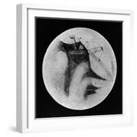 Drawing of Mars Showing 'Canals' and Dark Areas, 1896-null-Framed Giclee Print