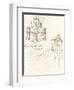 Drawing of projects for castles and villas, c1472-c1519 (1883)-Leonardo Da Vinci-Framed Giclee Print