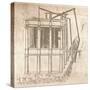 Drawing of projects for castles and villas, c1472-c1519 (1883)-Leonardo Da Vinci-Stretched Canvas