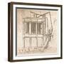 Drawing of projects for castles and villas, c1472-c1519 (1883)-Leonardo Da Vinci-Framed Giclee Print