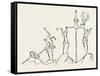 Drawing of the Crucifixion-null-Framed Stretched Canvas