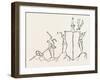 Drawing of the Crucifixion-null-Framed Giclee Print