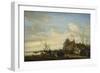 Drawing of the Eel-Salomon van Ruysdael-Framed Art Print