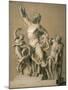 Drawing of the Greek Sculpture Laocoon, 1820-Santo Trolli-Mounted Art Print