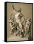 Drawing of the Greek Sculpture Laocoon, 1820-Santo Trolli-Framed Stretched Canvas