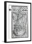 Drawing of the Santa Maria, 1493-Christopher Columbus-Framed Giclee Print