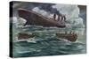 Drawing of the Sinking of the Titanic-null-Stretched Canvas