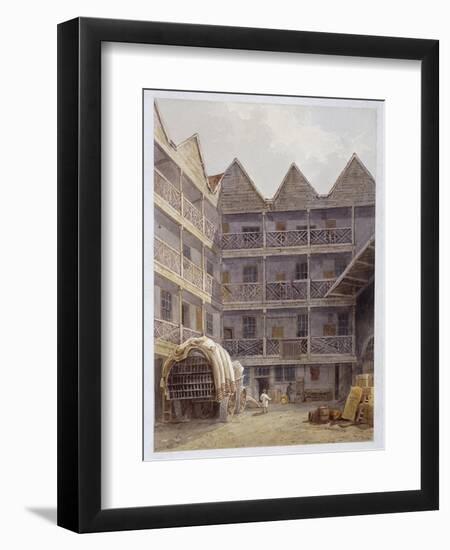 Drawing of the State Lottery, Coopers' Hall, London, 1826-null-Framed Premium Giclee Print