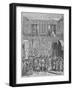 Drawing of the State Lottery in the Guildhall, City of London, 1739-null-Framed Giclee Print