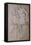 Drawing of Young Man for Hall of Apollo-Pietro da Cortona-Framed Stretched Canvas