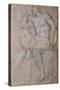 Drawing of Young Man for Hall of Apollo-Pietro da Cortona-Stretched Canvas