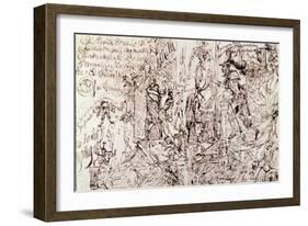 Drawing Produced under the Influence of Hashish-Jean-martin Charcot-Framed Giclee Print