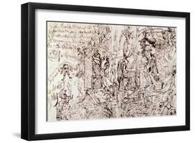 Drawing Produced under the Influence of Hashish-Jean-martin Charcot-Framed Giclee Print