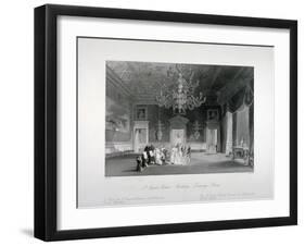 Drawing-Room in St James's Palace, Westminster, London, C1840-Harden Sidney Melville-Framed Giclee Print