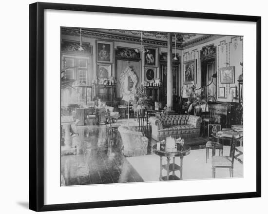 Drawing Room of Siam Royal Palace-null-Framed Photographic Print