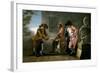 Drawing Study. Boys Playing with a Cat, or the Painters Studio, 1780-Jose Del castillo-Framed Giclee Print