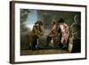 Drawing Study. Boys Playing with a Cat, or the Painters Studio, 1780-Jose Del castillo-Framed Giclee Print