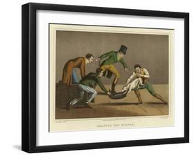 Drawing the Badger-Henry Thomas Alken-Framed Giclee Print
