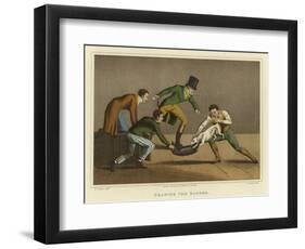 Drawing the Badger-Henry Thomas Alken-Framed Giclee Print