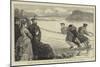 Drawing the Net at Loch Brora, a Sketch During the Queen's Visit to Dunrobin-Francis S. Walker-Mounted Giclee Print