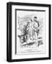 Drawing the Stumps, 1862-John Tenniel-Framed Giclee Print