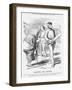 Drawing the Stumps, 1862-John Tenniel-Framed Giclee Print