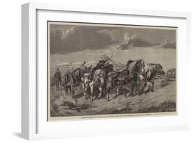 Drawing Timber in Picardy-Richard Beavis-Framed Giclee Print