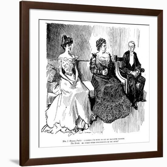 Drawings, 1900-Charles Dana Gibson-Framed Giclee Print