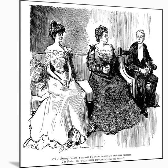 Drawings, 1900-Charles Dana Gibson-Mounted Giclee Print