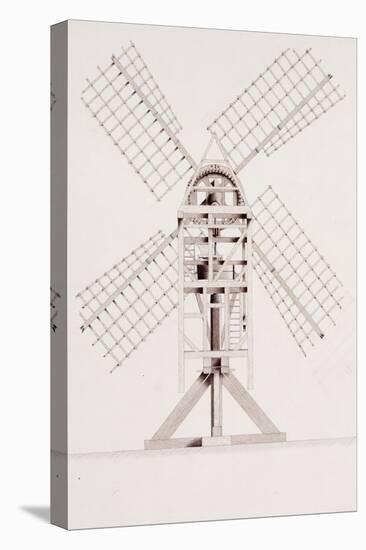 Drawings for Windmills, Dated 1814-17-John Farey, Jr-Stretched Canvas