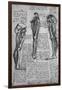 'Drawings of a Left Leg Showing Bones and Tendons', c1480 (1945)-Leonardo Da Vinci-Framed Giclee Print