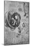 'Drawings of an Embryo in the Uterus', c1480 (1945)-Leonardo Da Vinci-Mounted Giclee Print