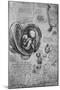 'Drawings of an Embryo in the Uterus', c1480 (1945)-Leonardo Da Vinci-Mounted Giclee Print