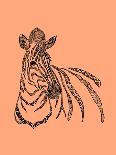 Zebra-Drawpaint Illustration-Giclee Print