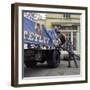 Draymen from Tetley and Walker, Leeds, West Yorkshire, 1969-Michael Walters-Framed Photographic Print